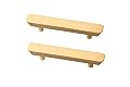 Gathered Brass Pull - 2pk - Threshold