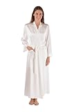 Women's Silk Robe Bathrobe (La Perla Naturale) 100% Silk Classic Gift TexereSilk