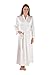 Women's Silk Robe Bathrobe (La Perla Naturale) 100% Silk Classic Gift TexereSilk