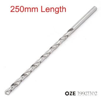 Generic 2point6 mm : OZE19921102 Silver Tone High Speed Steel 2/4/5/6/7/8/9/10mm x 250mm Length Twist Drill Drilling Bit 1pc