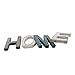Rustic Wood Home Sign Decor, Home Decor Word Signs, Freestanding Decorative Cutout Word Table Decor Centerpiece, Multicolor