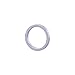 iEFiEL Mens Stainless Steel Seamless Enhancer O-Ring Comfy Metal Device Silver Inner Diameter 40mm