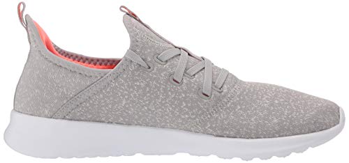 adidas-Womens-Cloudfoam-Pure-Running-Shoe-Grey-Mtallique-Blanc-Craie-Corail-VIF