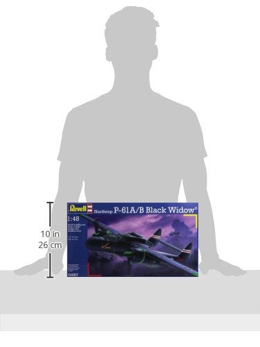 Revell Modellbausatz Flugzeug 1:48 - Northrop P-61A/B Black Widow im Maßstab 1:48, Level 5, originalgetreue Nachbildung… – Bild 3