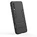 DWaybox Case for Galaxy A50 2 in 1 Hybrid Heavy Duty Armor Hard Back Case Cover with Kickstand Compatible with Samsung Galaxy A50 SM-A505 6.4 Inch (All Black)