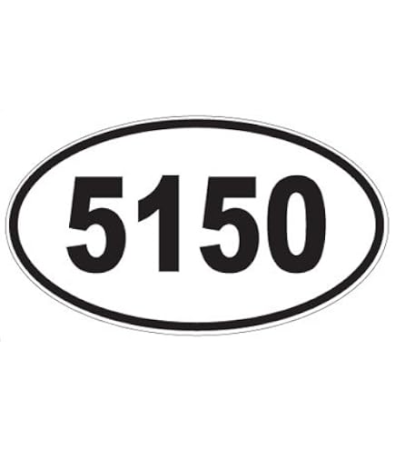 Van Halen 5150 Bumper Sticker Vinyl Decal - 5 Inch Window Decal Made In ...