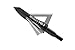 Muzzy 225-MX3-3, Bowhunting 100 Grain, .025" 3 Blade Broadhead, 1-1/4" Cutting Diameter, 3 Pack primary