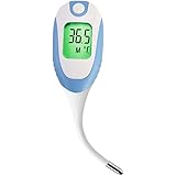 Medical Digital Thermometer Oral Rectal and Armpit for Baby Fast 8 Seconds Reading with Fever Indicator