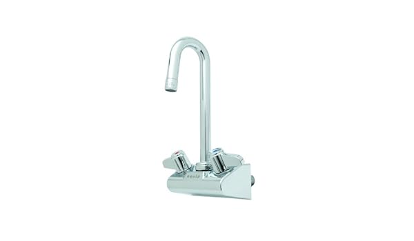 T S Brass 5f 4wlx05 Equip 4 Inch Wall Mount Faucet With 5 1 2 Inch
