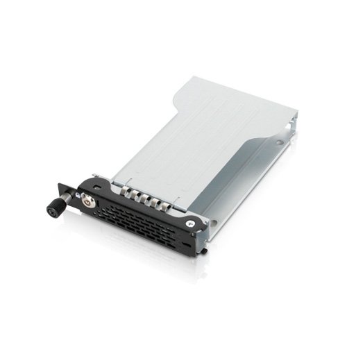 ICY DOCK Rugged Full Metal 2.5 SATA/SAS HDD & SSD Hot Swap Mobile Rack Cage for 3.5 Drive Bay with Key Lock & Thumb Screw - ToughArmor EX MB491SKL-B