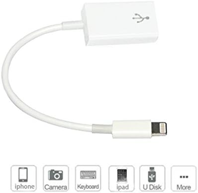 Crelander Lightning to USB Camera Adapter OTG Cable for iPad 4 iPad Air iPad Mini and iPhone (upgraded)