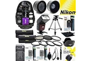 OPTURA HD OPTICS All You Need Giant Accessory KIT for Nikon D3400 D3500 D5600