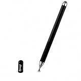 stylus,2 in 1 Fine Point Universal Capacitive Screen Touch Stylus Pen for Apple Ipad Samsung Galaxy Sony LG Huawei Black