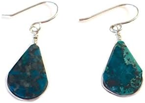 Rumi SumaqHandwoven Metal Jewelry for Women and Teen Girls – Sterling Silver and 14k Gold Fill Earrings, Necklaces, and Sets with Chrysoprase Rhodonite Chrysocolla Serpentine Sodalite Obsidian Jasper