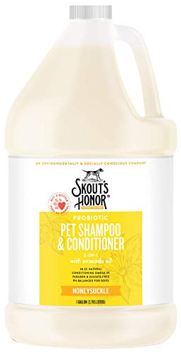 SKOUT'S HONOR Probiotic Pet Shampoo & Conditioner (2-in-1) - 1 Gallon