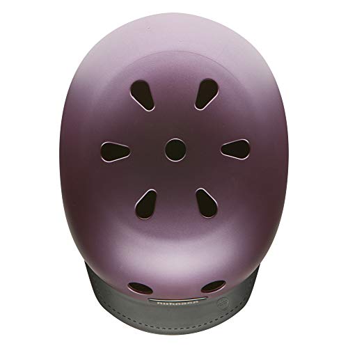Nutcase - Solid Street Bike Helmet for Adults, Passion Purple Satin Metallic, Medium