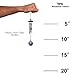 Woodstock Chimes Signature Collection, Precious Stones Chime, 12'' Amethyst Décor Designs - Small Chimes Wind Chimes for Outdoor, Patio, Home or Garden Décor (PSAM)
