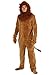 Fun Costumes Brown Lion Costume Adult Lion Onesie Animal Costume for Men - Large