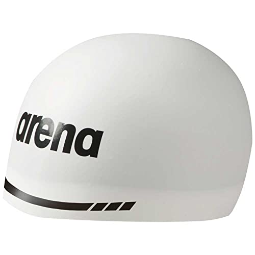 ARENA Unisex Jugend Soft Badekappe 3D, Weiss, XL EU