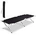 Heize best price Black Folding Camping Cot X Shape Outdoor Portable Military 600D Bed with Carry Bag Hikingthumb 4
