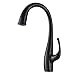 KRAUS Ansel Matte Black Finish Dual Function Pull-Down Kitchen Faucet, KPF-1675MB