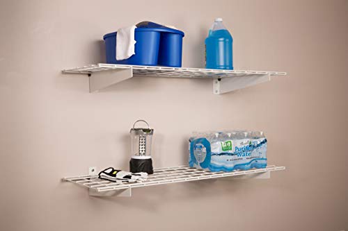 HyLoft 00967 45-Inch by 15-Inch Wall Shelf, Off White, 2-Pack (Certified Refurbished)