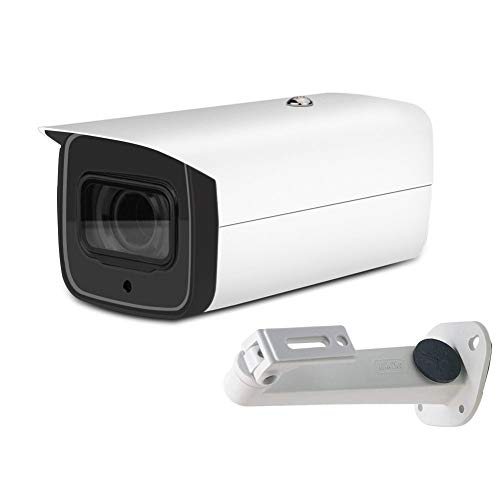 6MP POE IP Camera HFW4631F-ZAS,2.7-13.5mm Motorized Varifocal Lens 5X Optical Zoom, Audio Alarm Input Output,SD Card Slot,IP67,Night Vision 80m,H.265, ONVIF (Bracket Included)