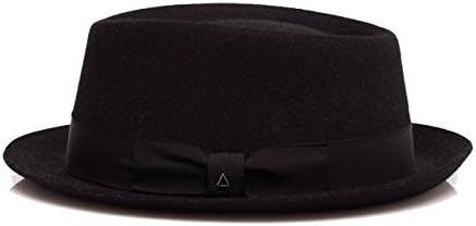 LUXURY HAT LOUIS COMTE BY ANONYME PARIS, BLACK, LARGE
