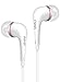 Noot Earphones With Microphone E307 Premium Earbuds with Stereo Headphone and Noise Isolating, Made for iPhone, iPod, iPad, Samsung Galaxy, LG, HTC and many more - White