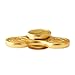 Gold Metal Fidget Spinner by SPINZA - Premium EDC Mini Spinner Fidget Toy for ADHD and To Relieve Stress - Smooth Spins - High Speed - Precision Finger Fidget Desk Toy To Boost Focus and Fight Autism