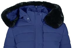 BodiLove Women's Winter Quilted Puffer Short Coat