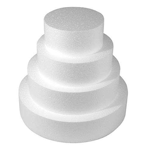Idea party Base per Torta Circolare in Polistirolo Altezza 10 cm Cake Desing (Diametro 30)