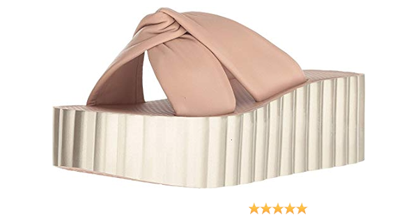 tory burch knotted scallop wedge slide