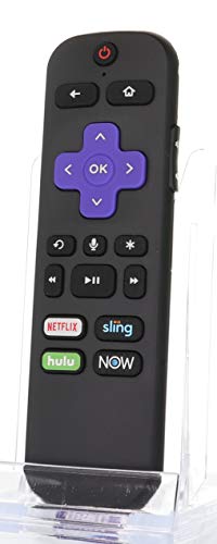(OEM) RCAL2 Roku Streaming Stick Remote Control ONLY – Works Models (3600, 3600r, 3600x, 3800, 3800r, 3800x, and Roku Streaming Stick + 3810) Netflix/Sling/Hulu/HBO with TV Power & Volume Keys
