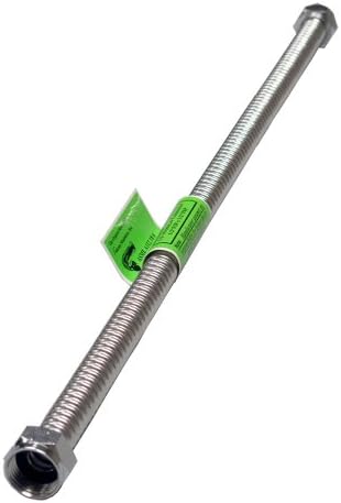Stainless Steel Flexible Water Connector 1/2 FIP x 1/2 FIP x 20