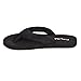 Pretty Pedi Super Lightweight Brand Pedicure Sandals with Toe Separator Feature (Medium, Black)