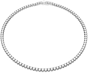 Amazon.com: SWAROVSKI Tennis Deluxe Necklace Cz White One Size