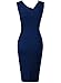 WOOSEA Women's Retro 1950s Style Sleeveless Slim Business Pencil Dress