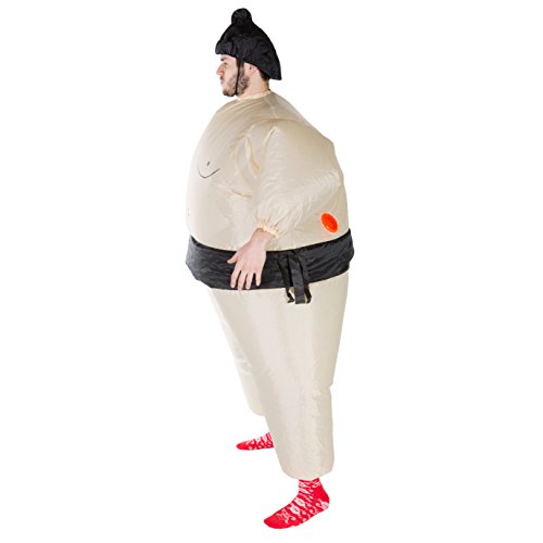 Bodysocks Adult Inflatable Sumo Wrestler Fancy Dress Costume