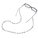 RANHUU Beaded Eyeglass Chains for Women Reading Glasses Cords Colorful Sunglasses Chain Holder Lanyards Eyewear Retainer (Silver+Whole colorful beads)