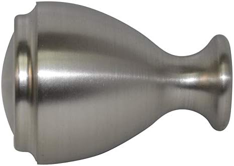 Amazon Com Allen Roth Brushed Nickel Aluminum Curtain Rod