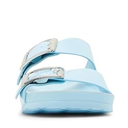 Madden Girl Women's Bodiee Slide Sandal, Ice Blue