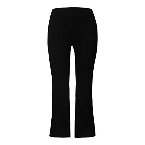 Womens Ladies Trousers Long Pants Slim Split fit Leggings Plus XL