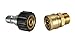 Briggs & Stratton 6191 High Pressure Hose Quick Connect Kit for Pressure Washers,Gold/Black