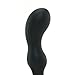 Doc Johnson Mood - Naughty 2 - Silicone Anal Plug - Medium - 3.9 in. Long and 1 in. Wide - Tapered Base for Comfort Between The Cheeks - Medium - Black