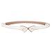 MoYoTo Women's Stylish Bowknot Buckle Thin Patent Leather Waist Belt For Dress