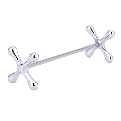 ChezMax Silver Zinc Alloy Flower Chopsticks Rest Spoons Stand Forks Knifes Holder Pack of 5 - Thumbnail 5