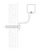 Stainless Steel Handrail Wall Bracket Pulsar by Inline Design