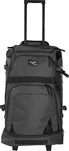 image for Rawlings R1801 Wheeled Baseball/Softball Catcher's Protective Gear Bac