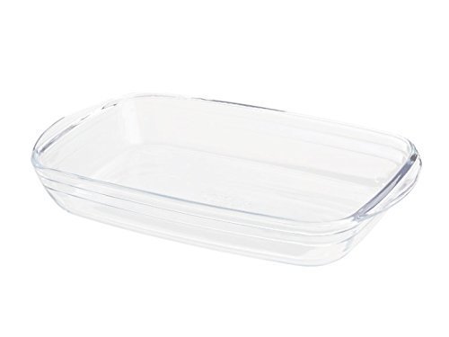 15.35 x 9.5, Borosilicate Glass Rectangular Roaster Pan